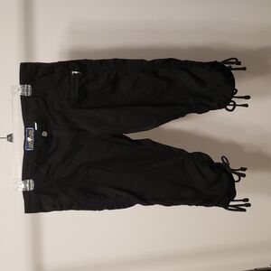 Cute Black Side Tie Capris Juniors size 13